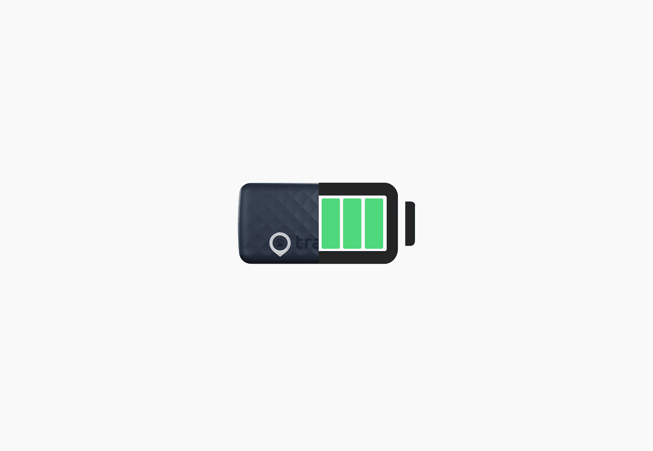 Trackerens batteritid