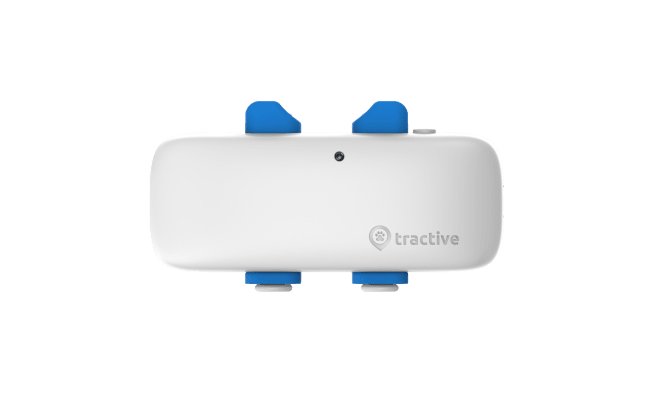 Tractive GPS Dog 4 Tracker hvid (set forfra)